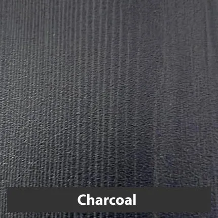 Charred Timber woodgrain aluminium finish