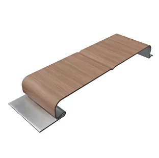 Woodonali woodgrain aluminium cladding board 157x18x1mm @5100mm