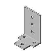 Woodonali woodgrain aluminium batten accessory - Angle Connector (Type 4)