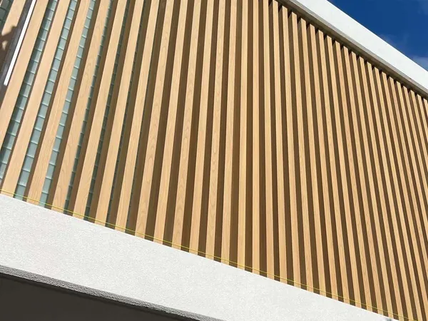 Natural Oak woodgrain aluminium finish