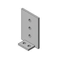 Woodonali woodgrain aluminium batten accessory - Angle Connector (Type 3)